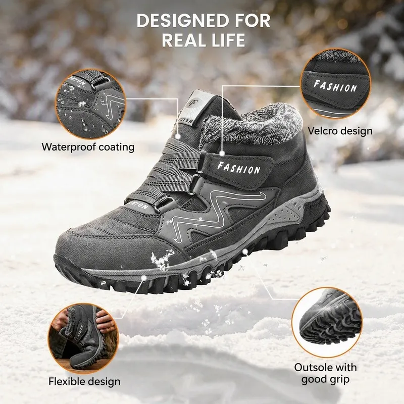 🔥Unisex Warm Winter Outdoor Ankle Boots
