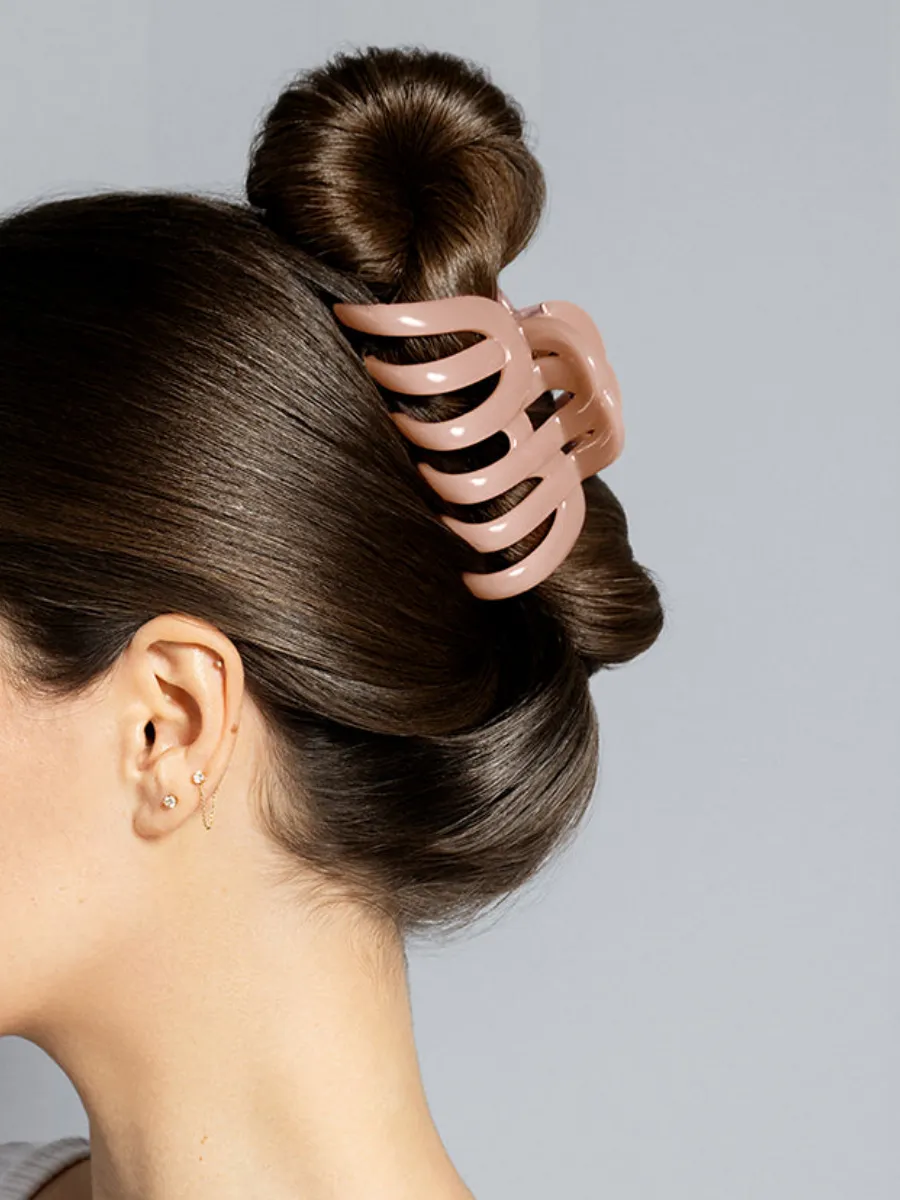 Translucent Pink Hair Clip