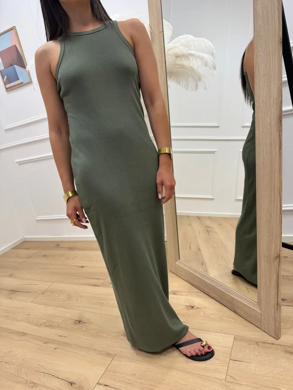 Layered Easy Drape Maxi Dress
