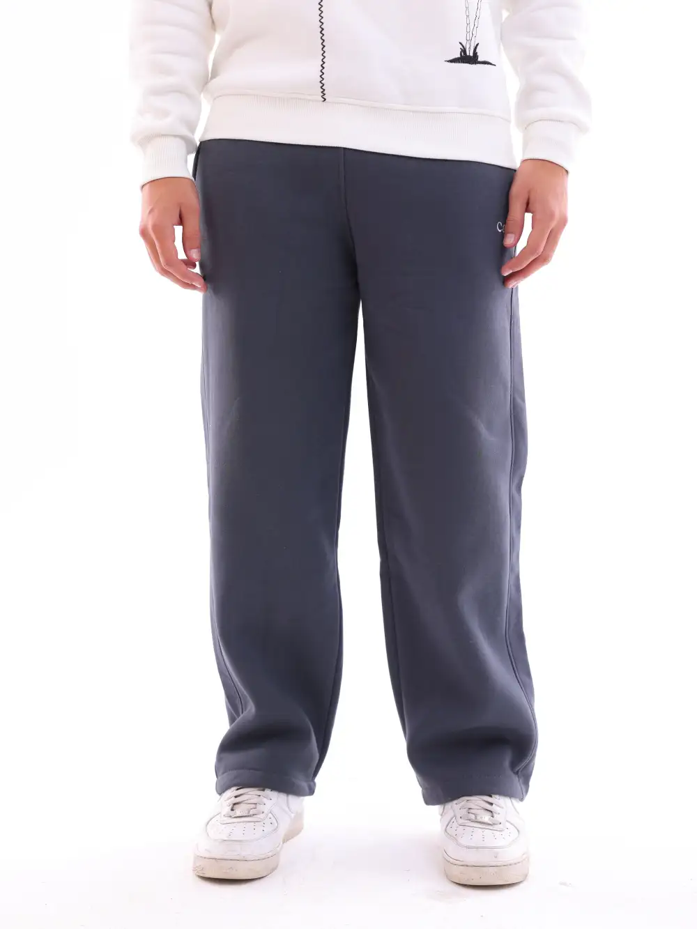 Travel Ready Wide Leg Fleece Jogger Pants