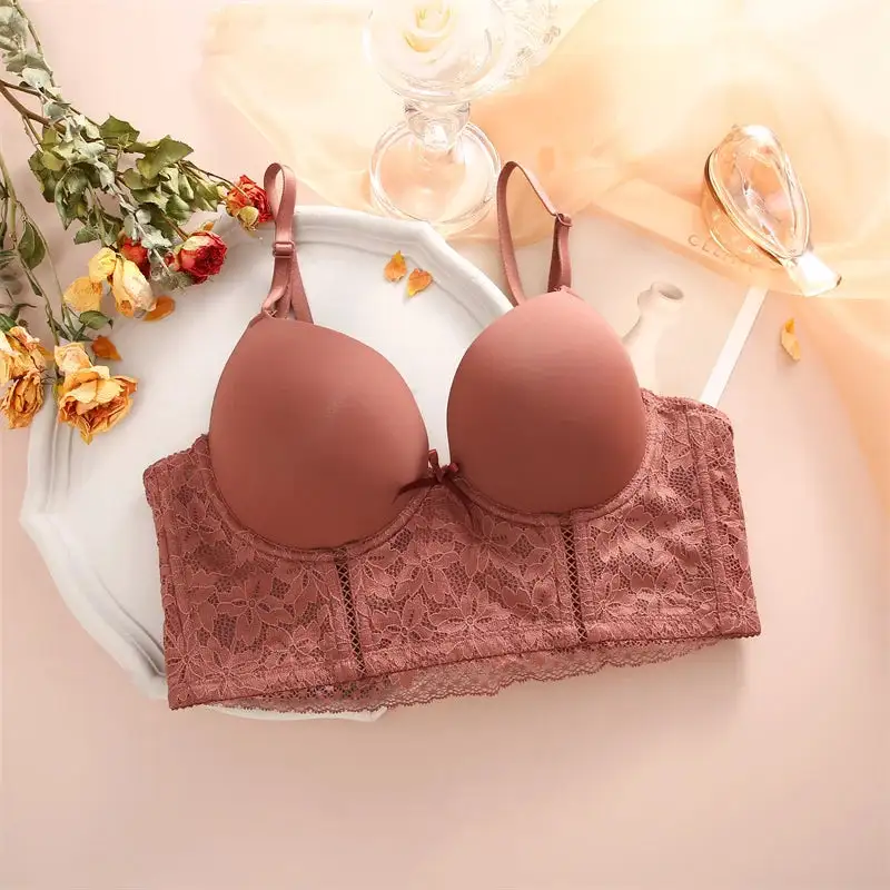 Balconette Bra with Lace Underband