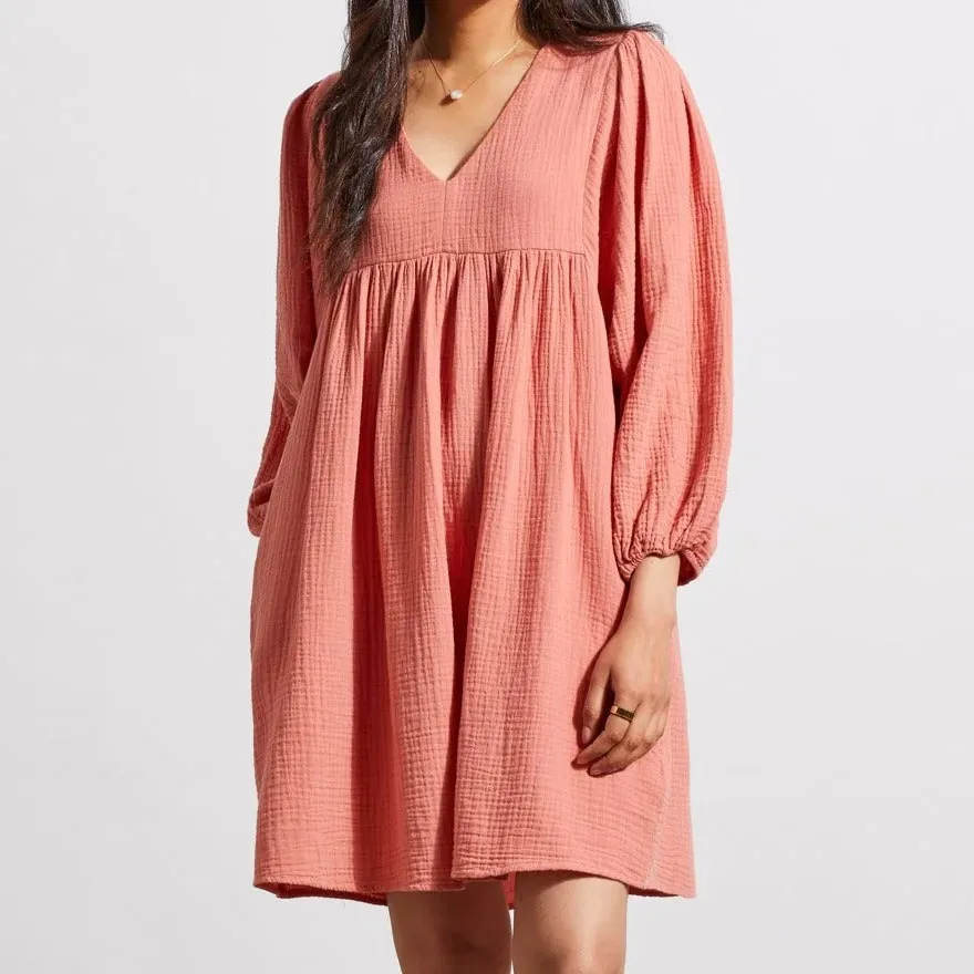 Women's Puff Sleeve Casual Dress
