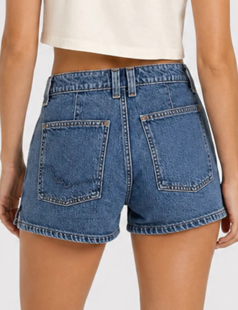 Pocket Denim Shorts