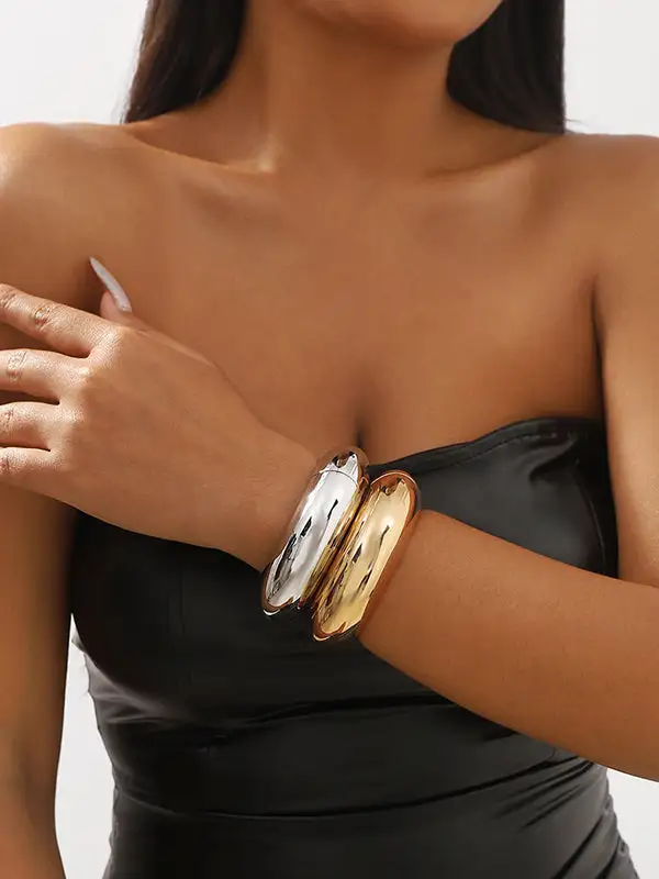 Modern Adjustable Geometric Alloy Vintage Bracelet