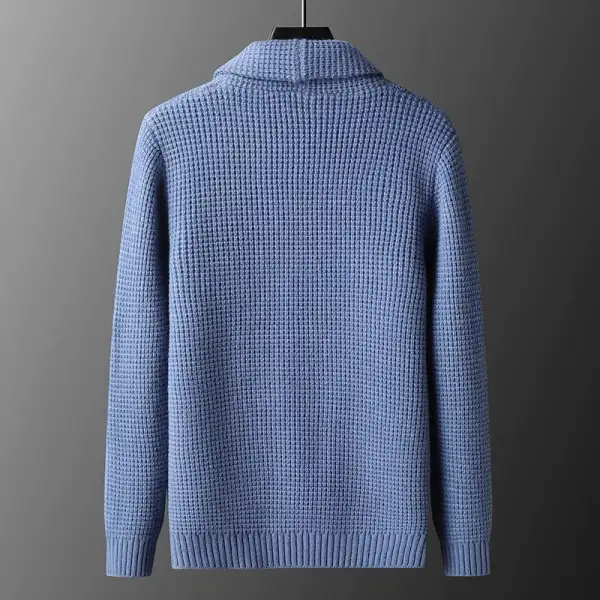 Shawl Collar Knit Cardigan