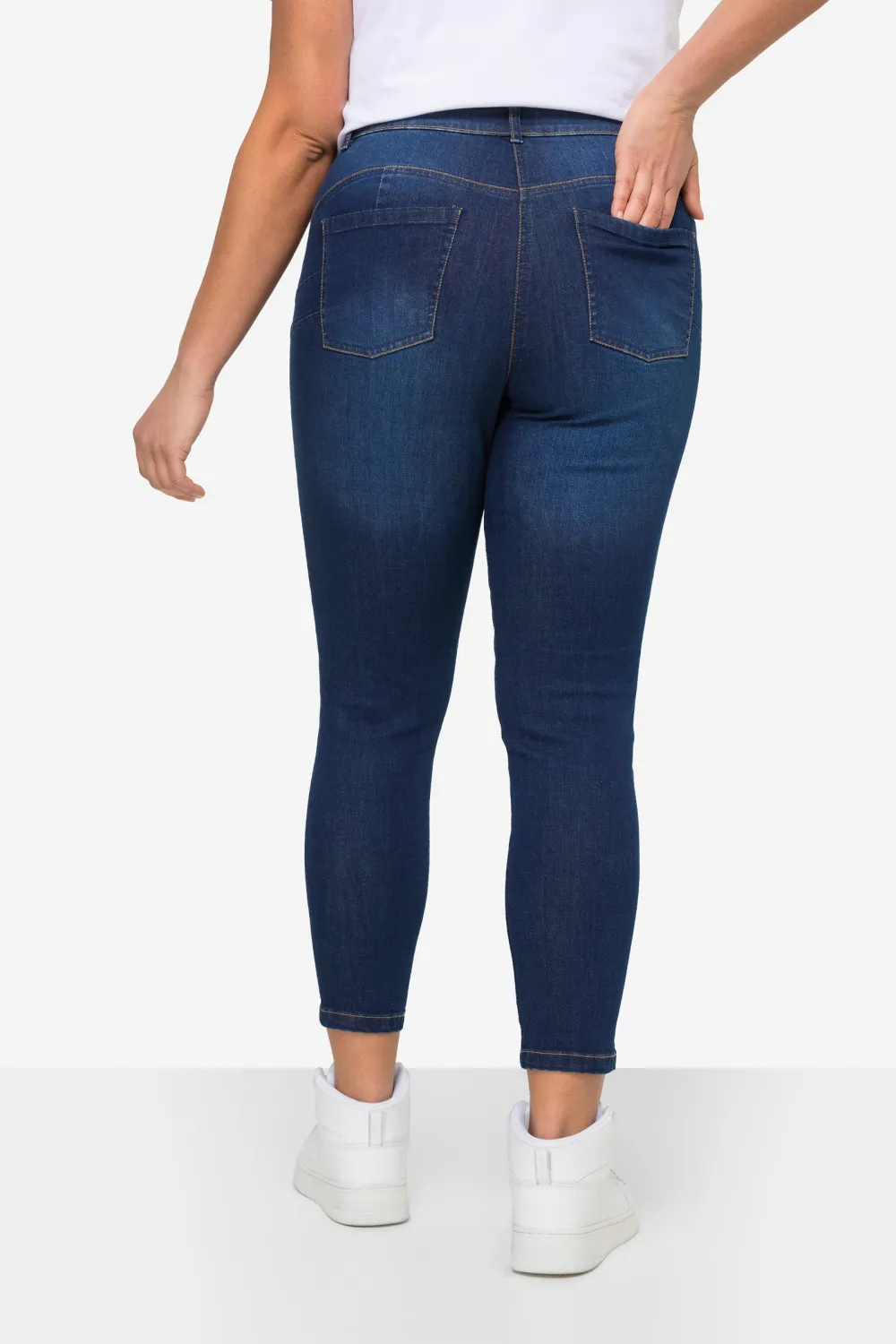 Solid Color Stretch Jeans