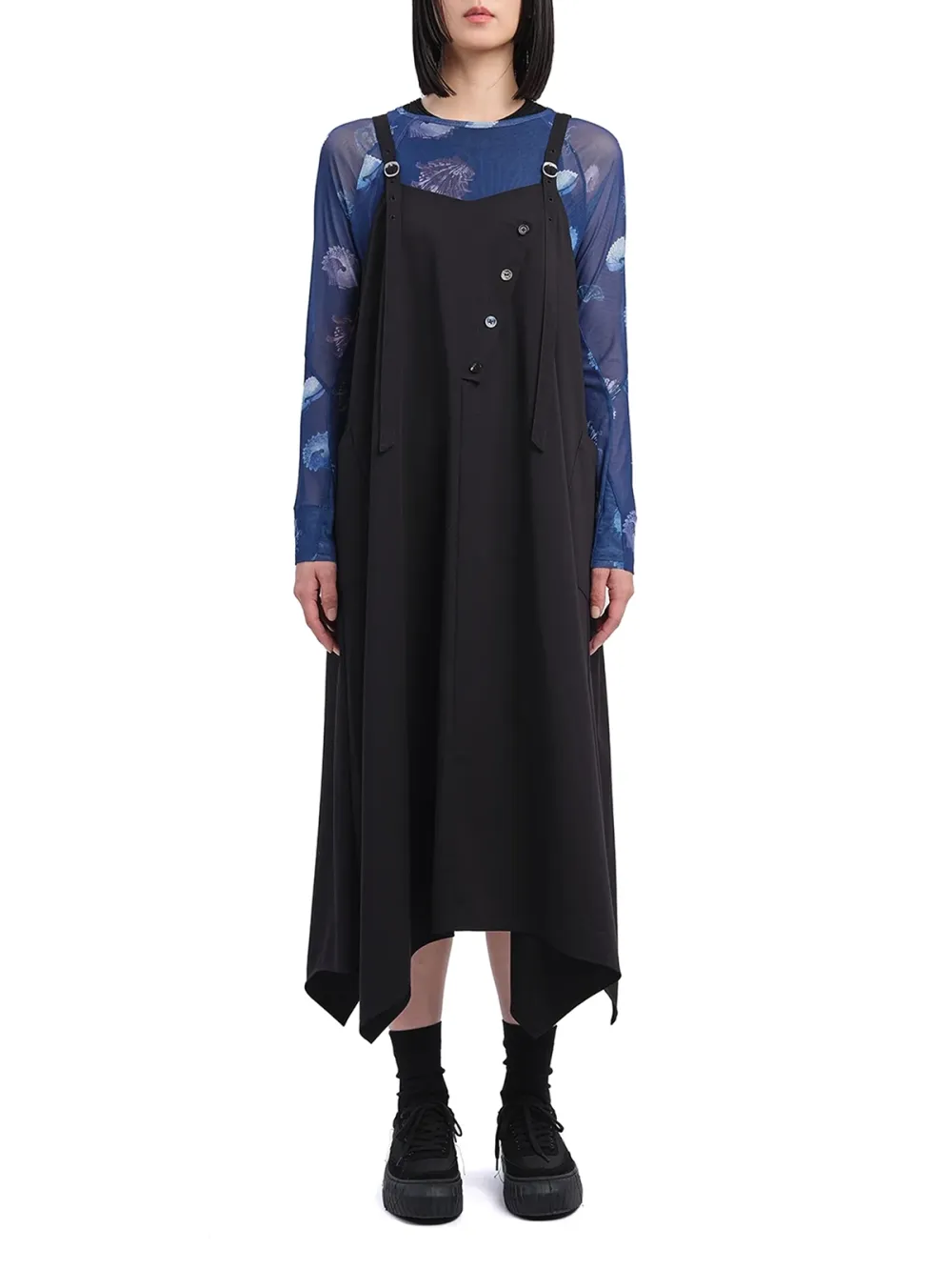 Black Vest - Style Asymmetric Dress