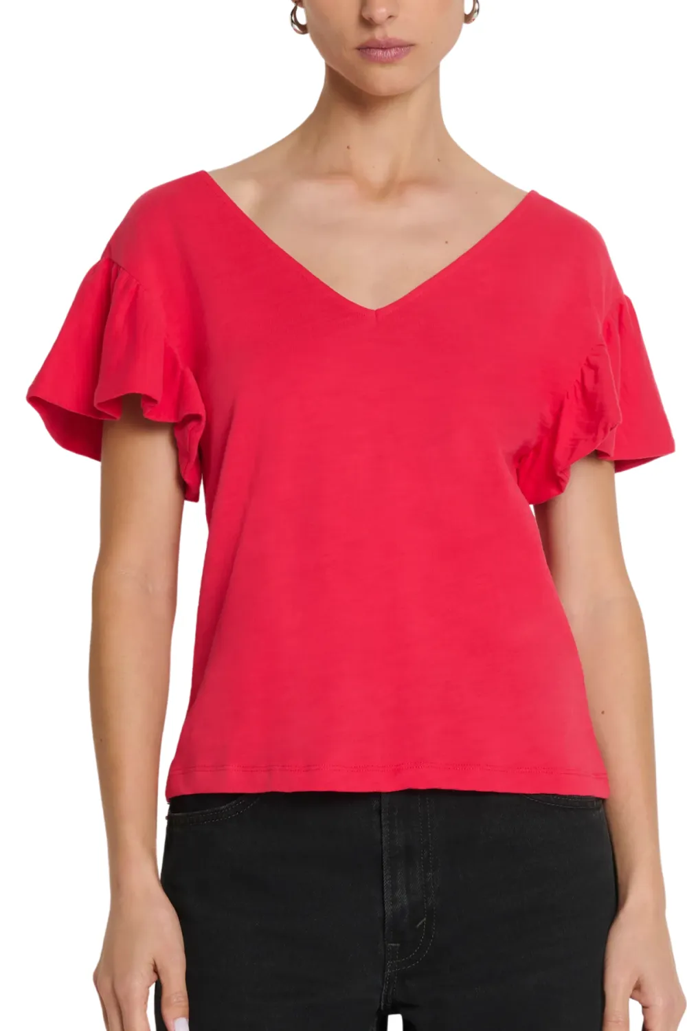 Neck Cotton Nation Top