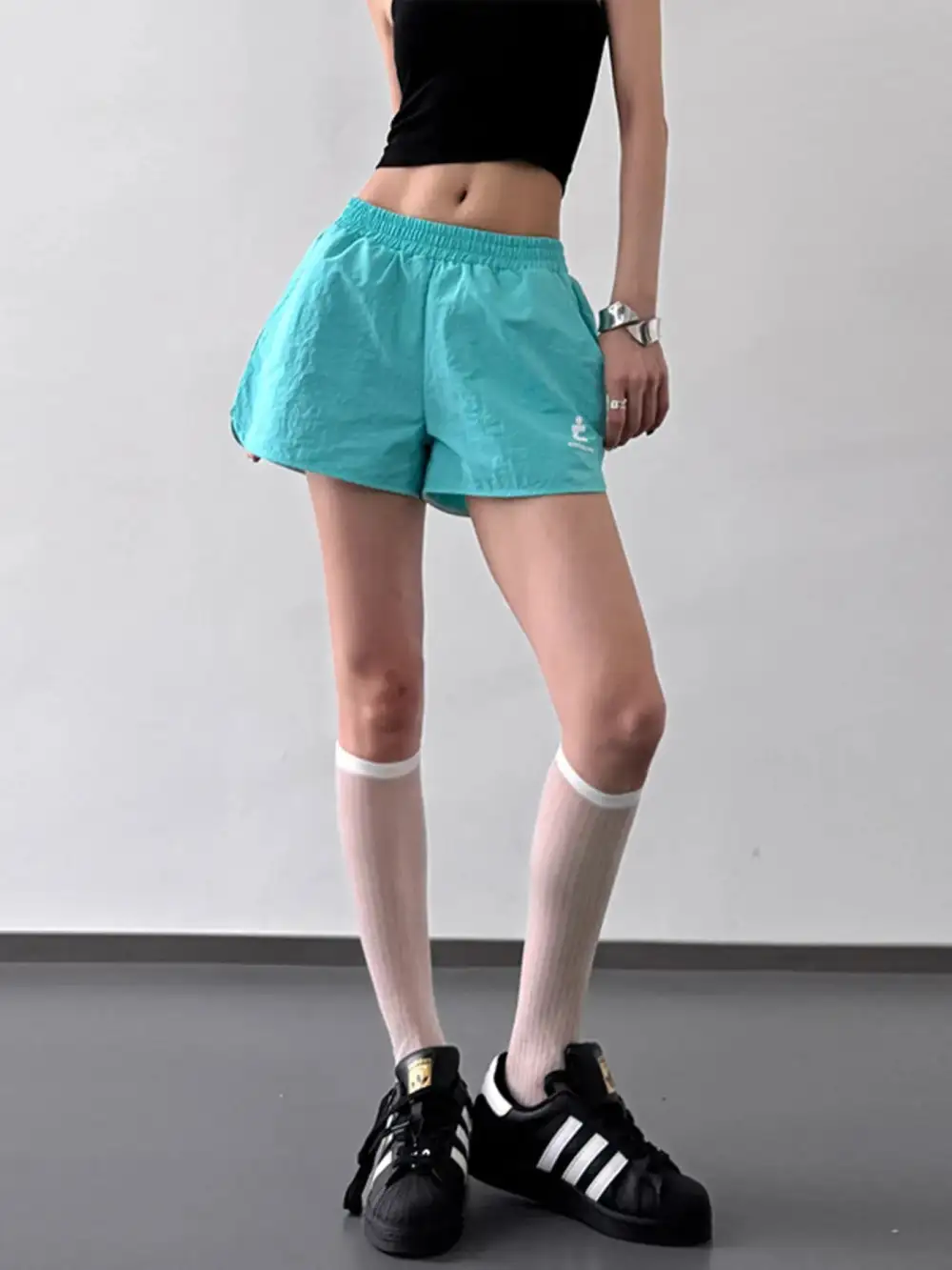 Elastic Waist Cotton Linen Shorts