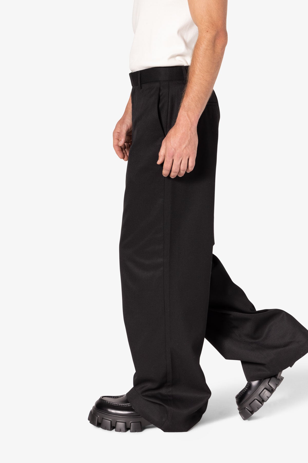 Baggy Suit Pants - Black