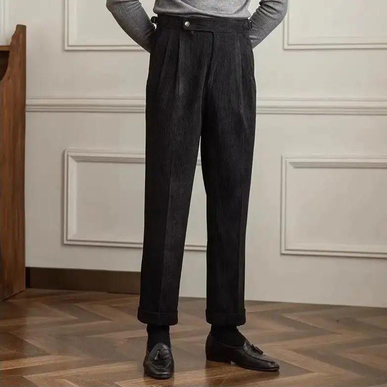 Men's Relaxed Corduroy Casual Trousers