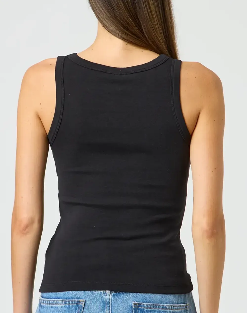 Cotton Racer Back Tank Top