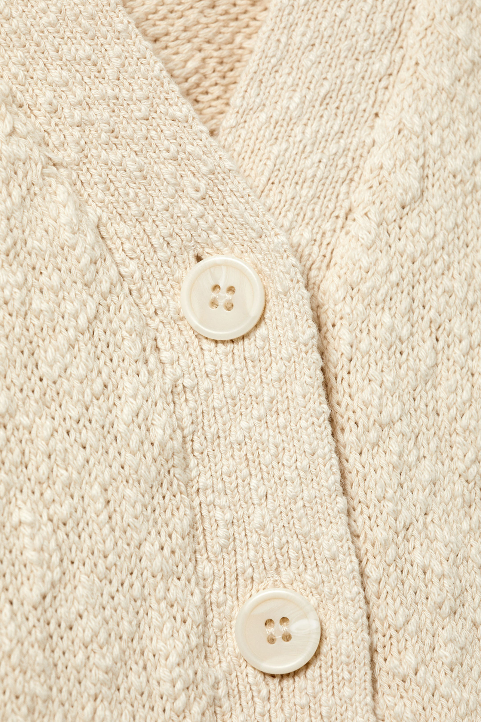 V-Neck Drop Shoulder Cardigan