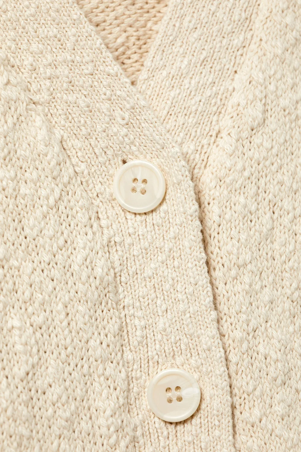 V-Neck Drop Shoulder Cardigan