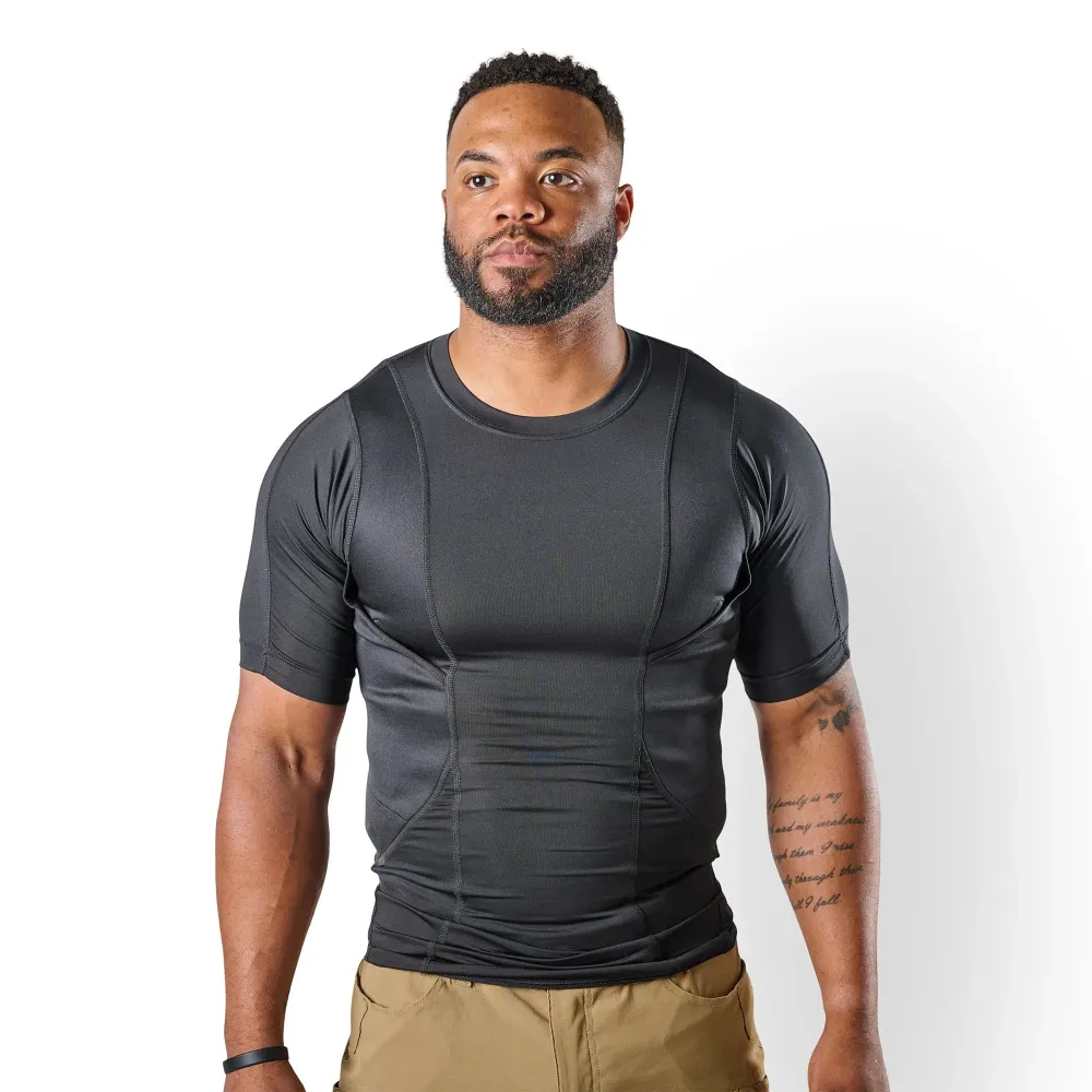Concealed Carry Tactical Stretch T-Shirt