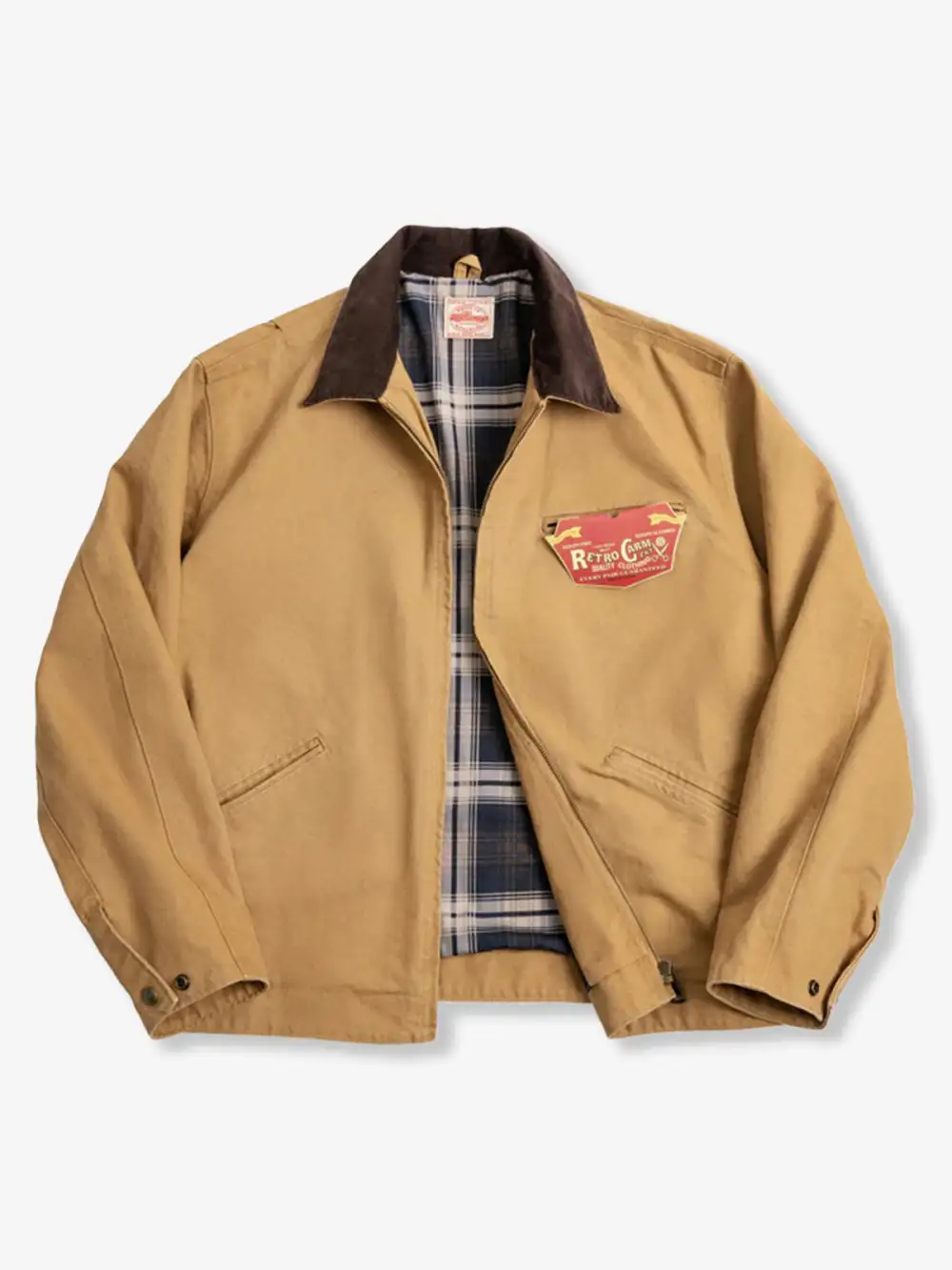 Men'S Canvas Pocketed Casual Jacket