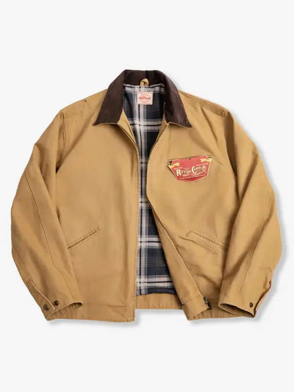 Men'S Canvas Pocketed Casual Jacket