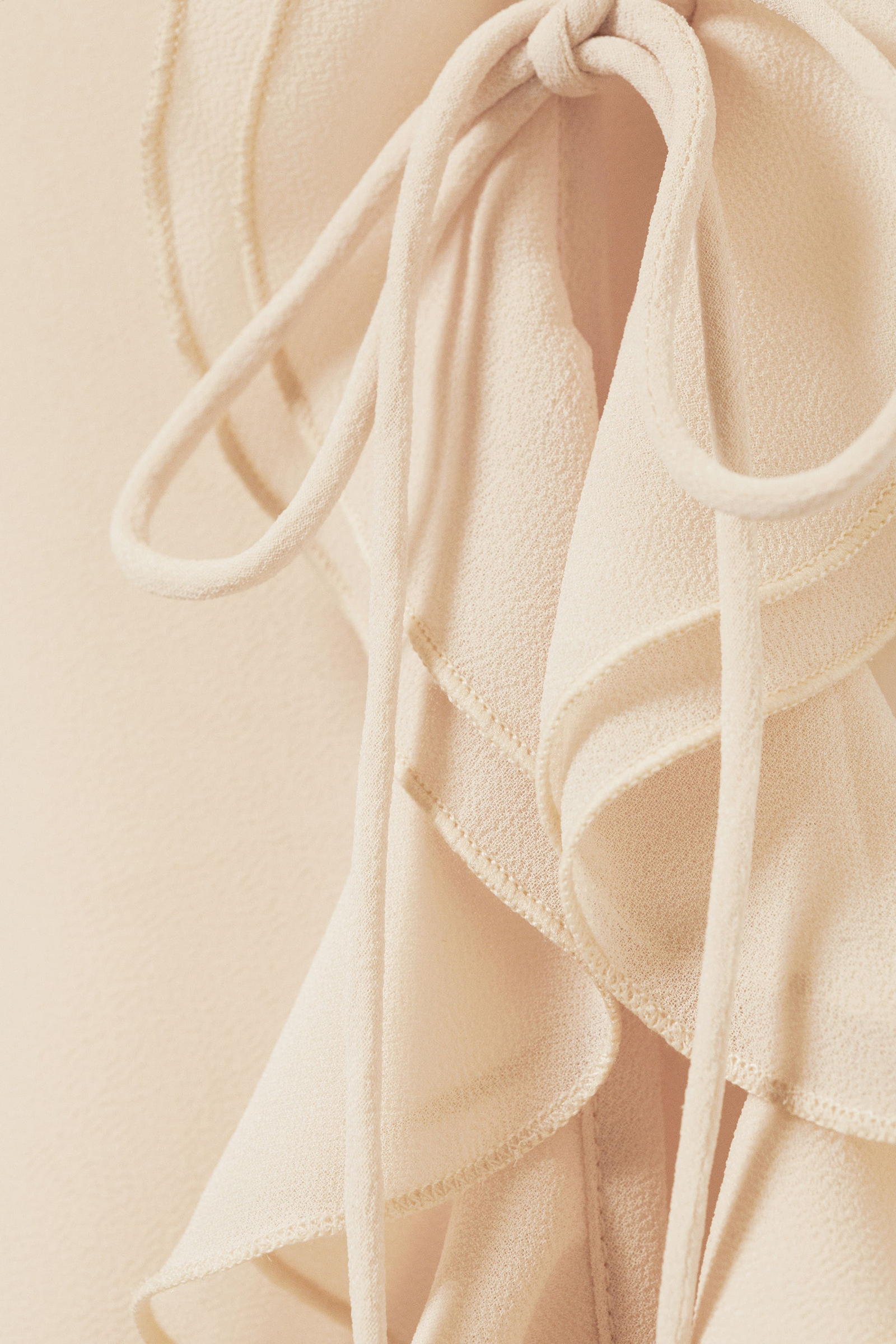 Ruffle Round Neck Blouse
