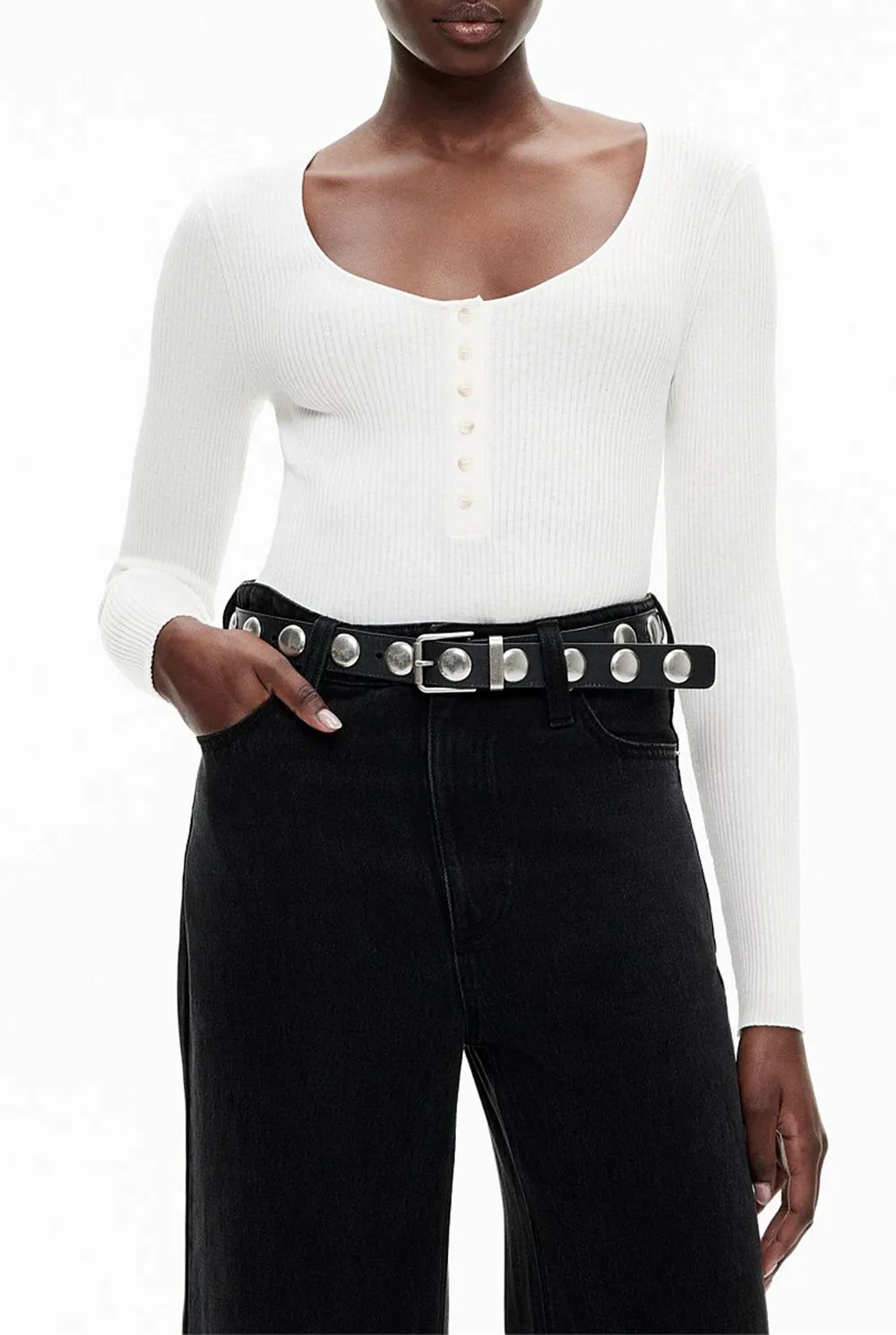 Black Exclusive Slim-Fit Sweater