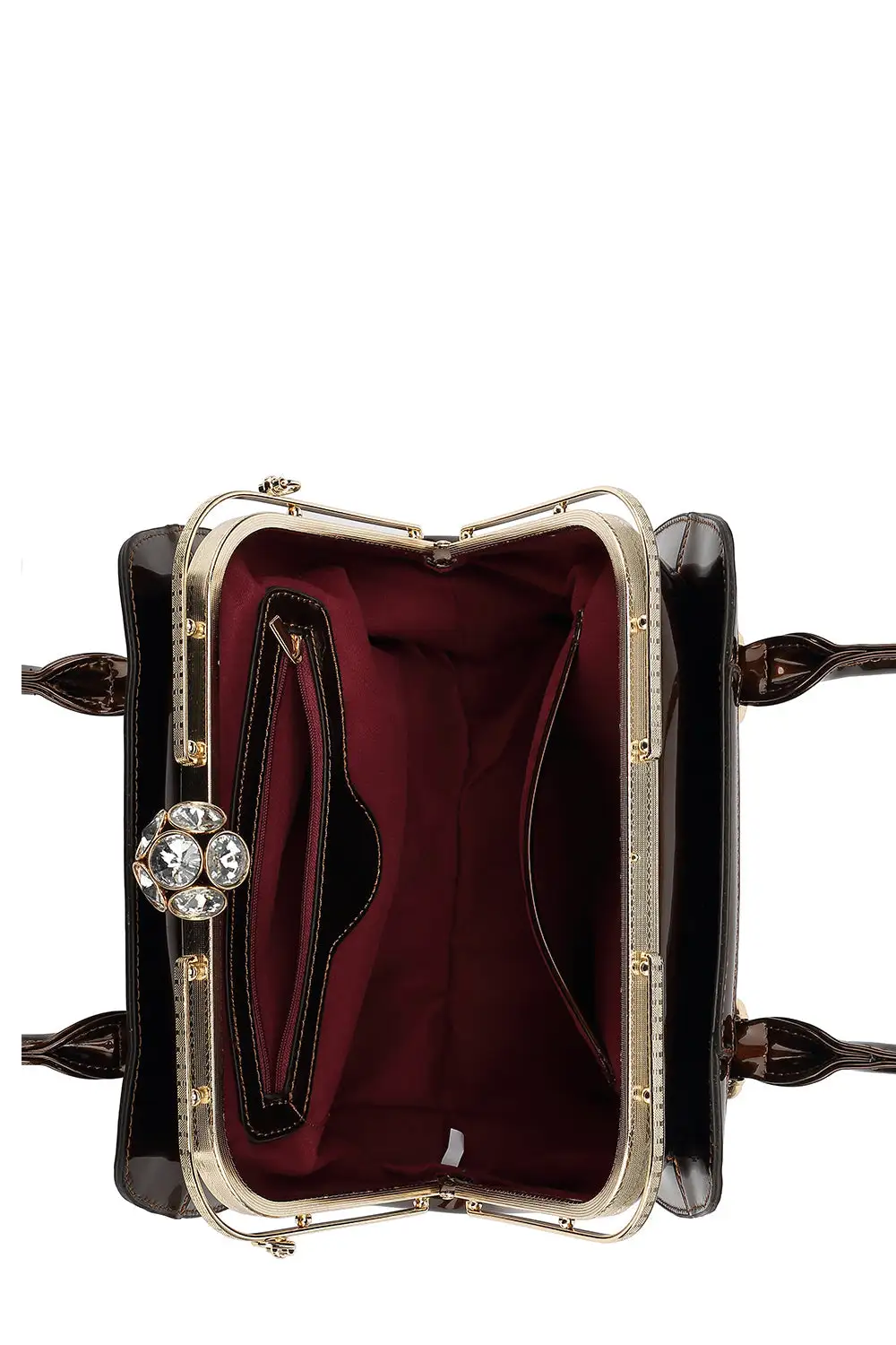Patent Satchel Bag
