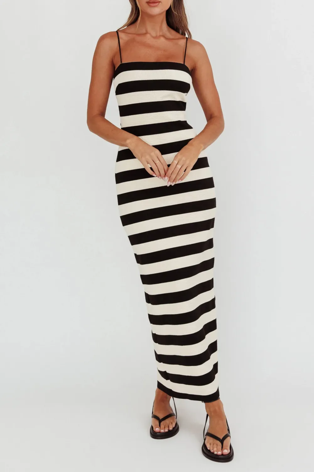 Casual Resort Striped Dress
