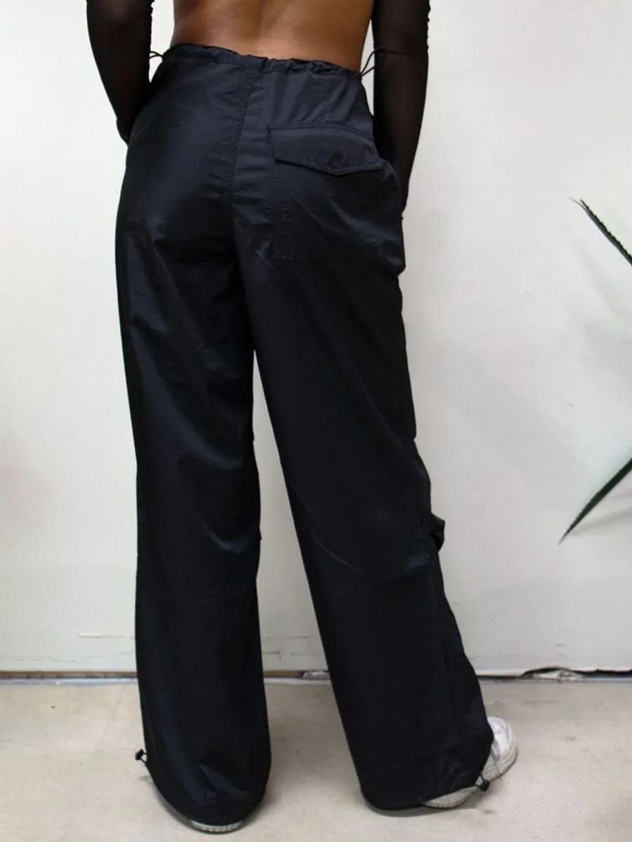 High Waist Parachute Pants