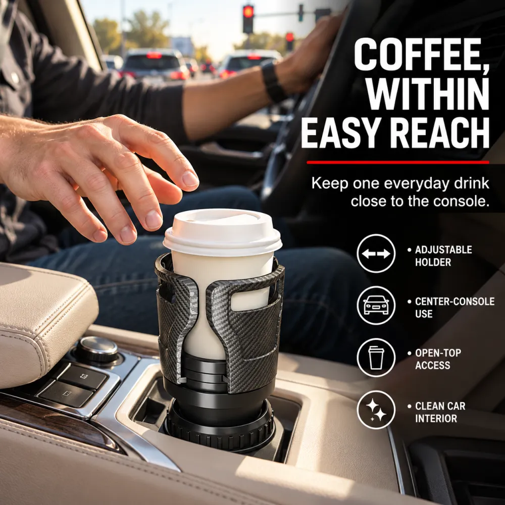 Center Console Car Cup Holder
