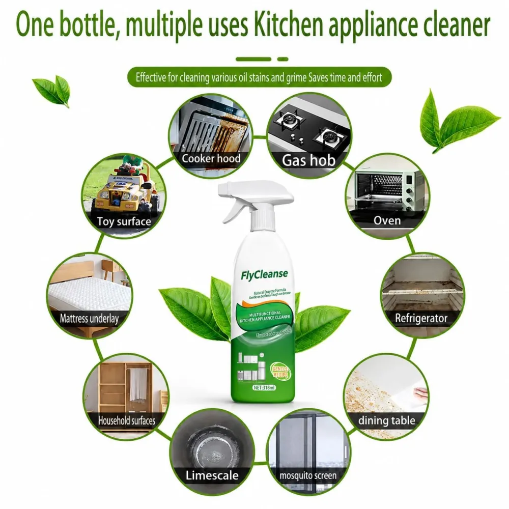 Powerful degreaser and oil stain cleaner