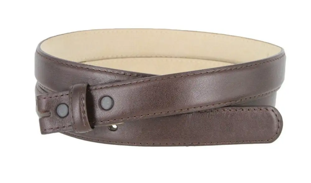 Refined Leather Belt Strap