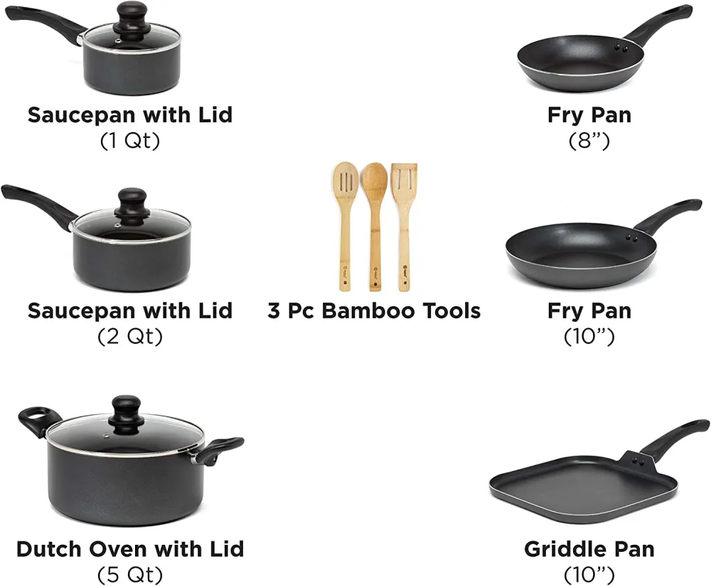 (Store Closing Sale) Nonstick Cookware Set  20-Piece