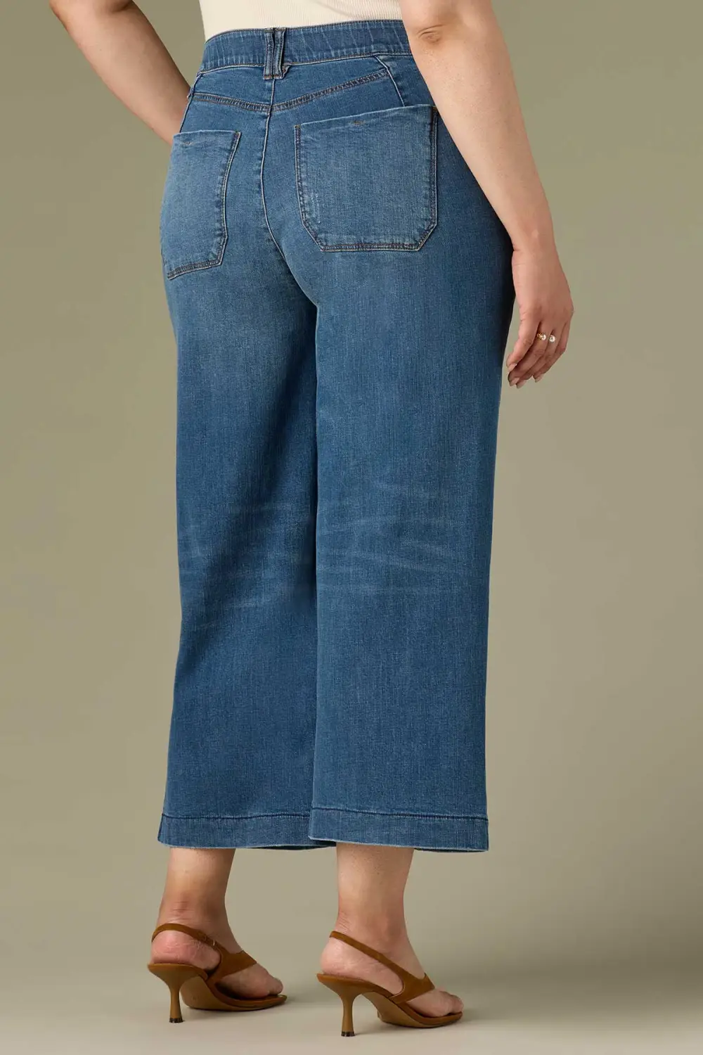 Everyday Plus Size Wide Leg Jeans