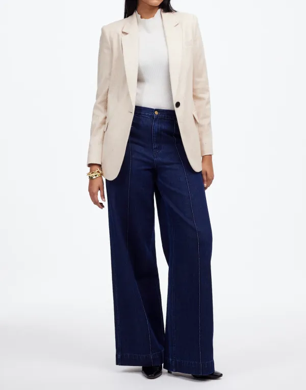 The Button Front Blazer