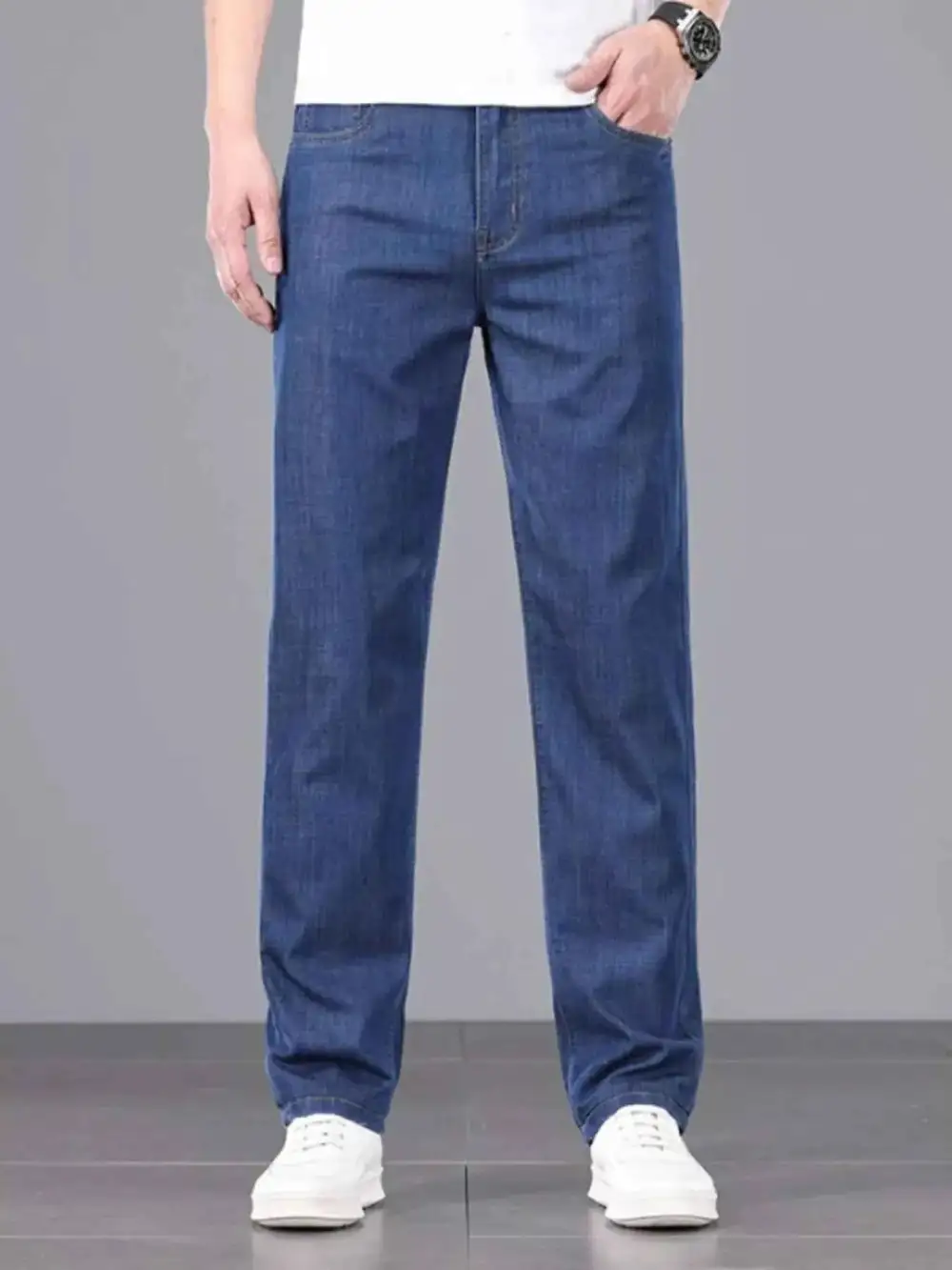 Wash Straight Leg Comfort Jeans