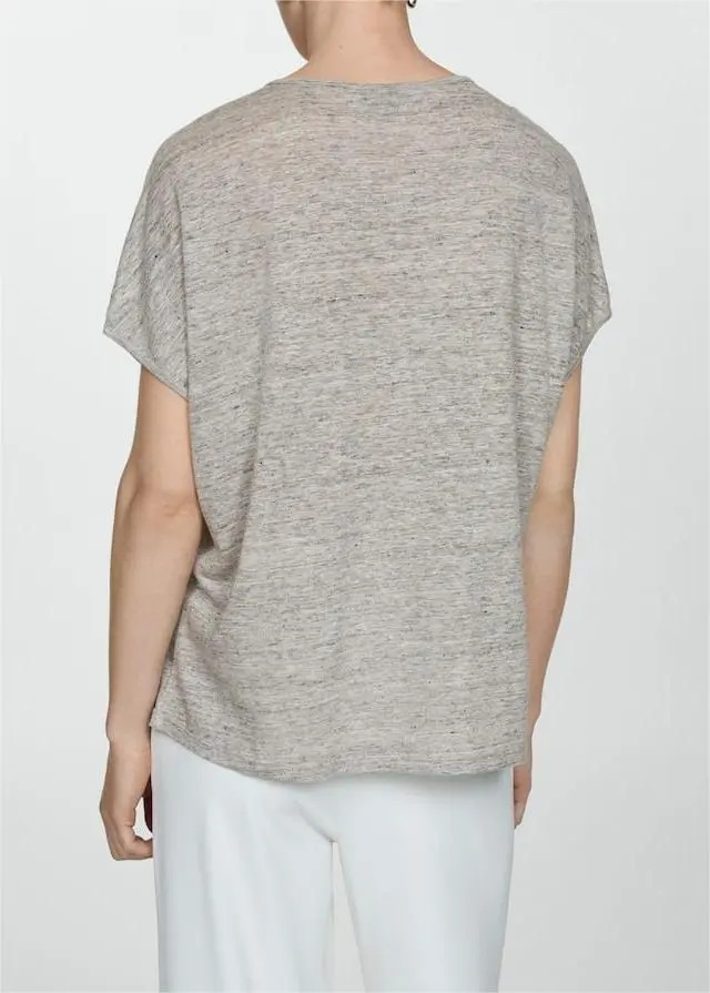 100% linen t-shirt