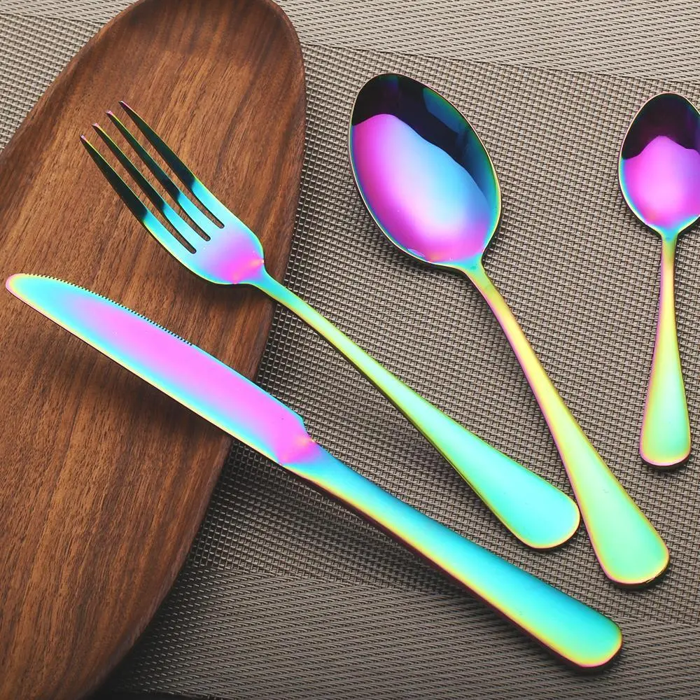 (Store Closing Sale) Irised Flatware