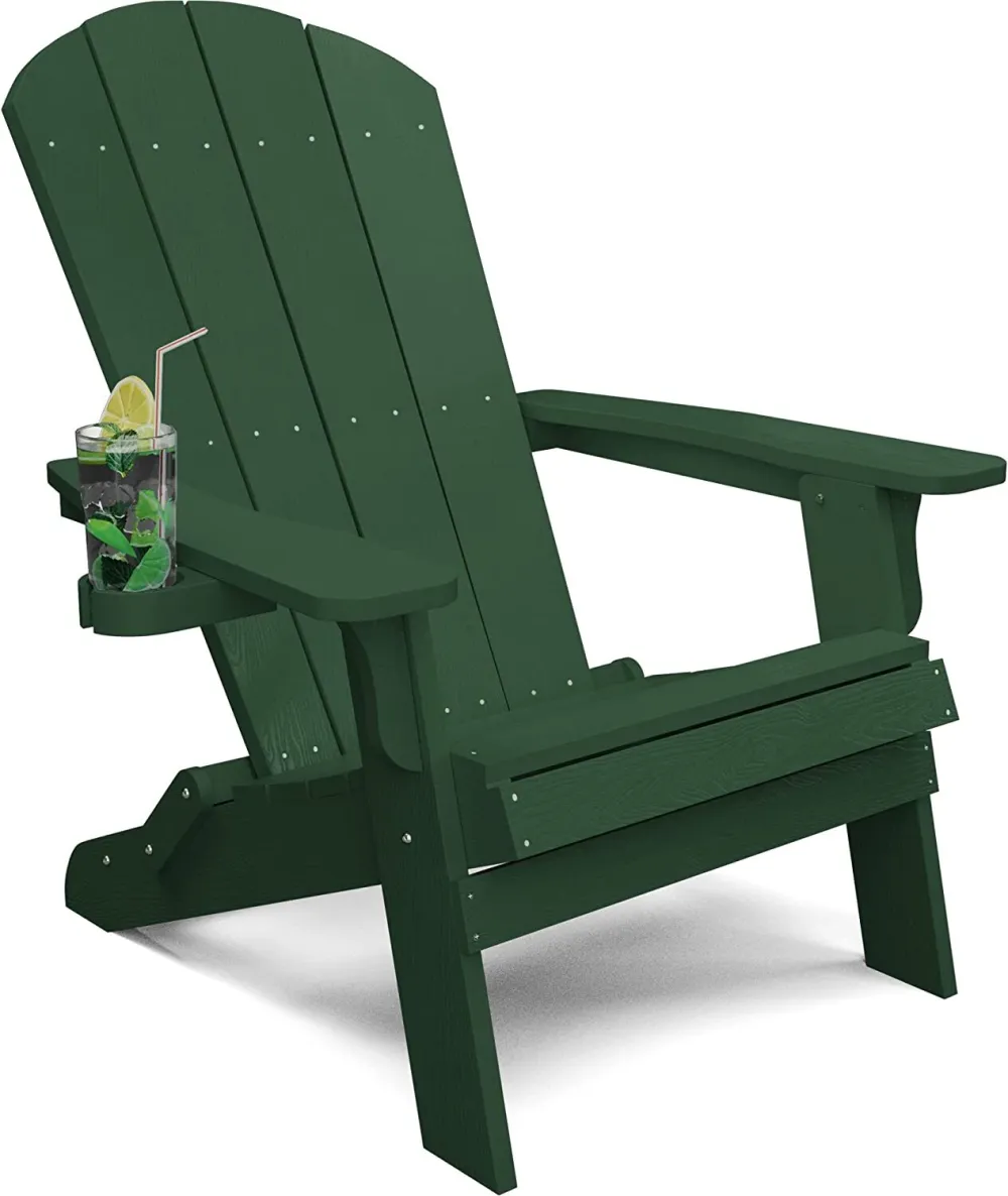 🔥Clearance Sale🔥✨Weather Resistant Blue Recycled Plastic Outdoor Patio Adirondack Chair✨