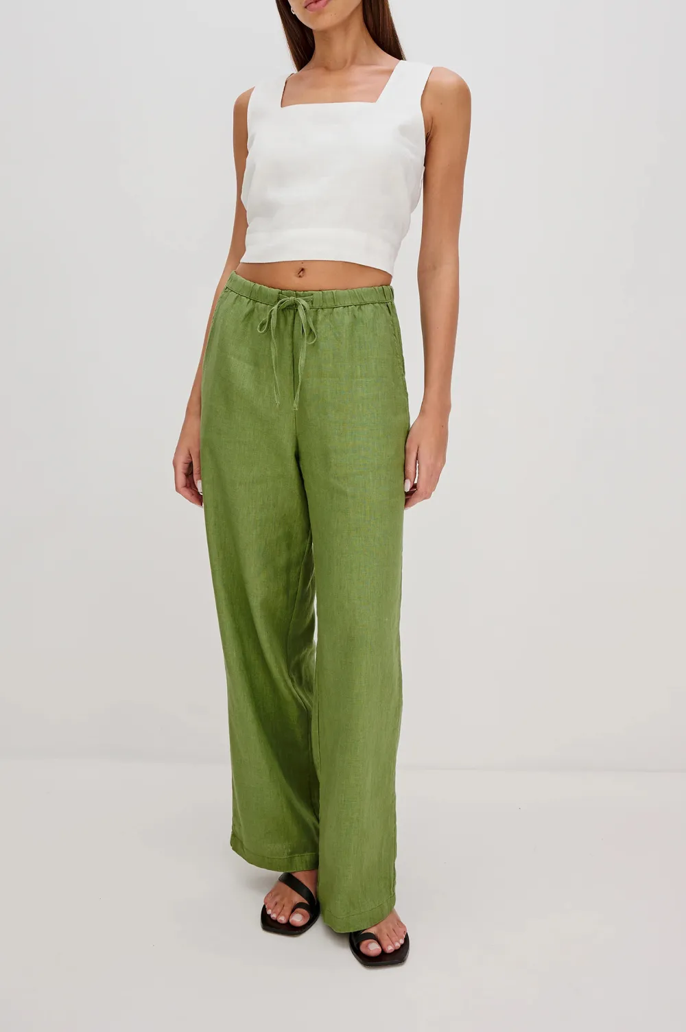 Linen Cool And Quick-Drying Straight-Leg Pants