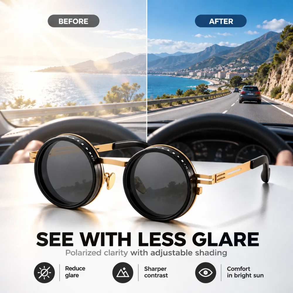 Adjustable Dimming Sunglasses