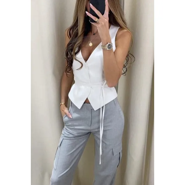Women's Casual Sleeveless Top