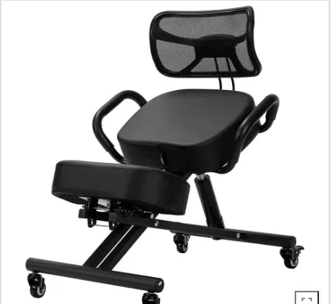 Ergonomic Kneeling Chair With Backrest Adjustable Height