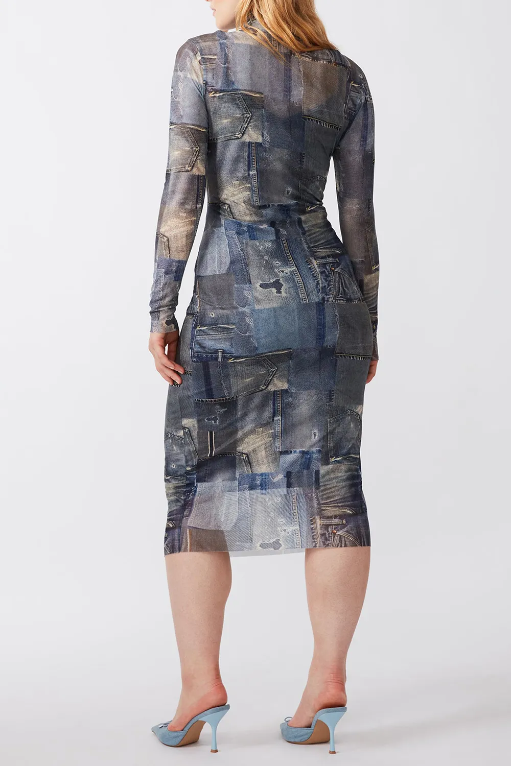Subtle Dress Denim Multi