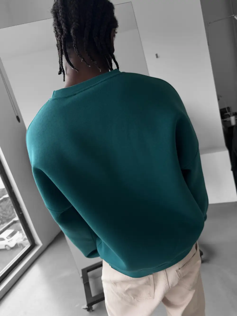 Layered Relaxed Core Sweatshirt