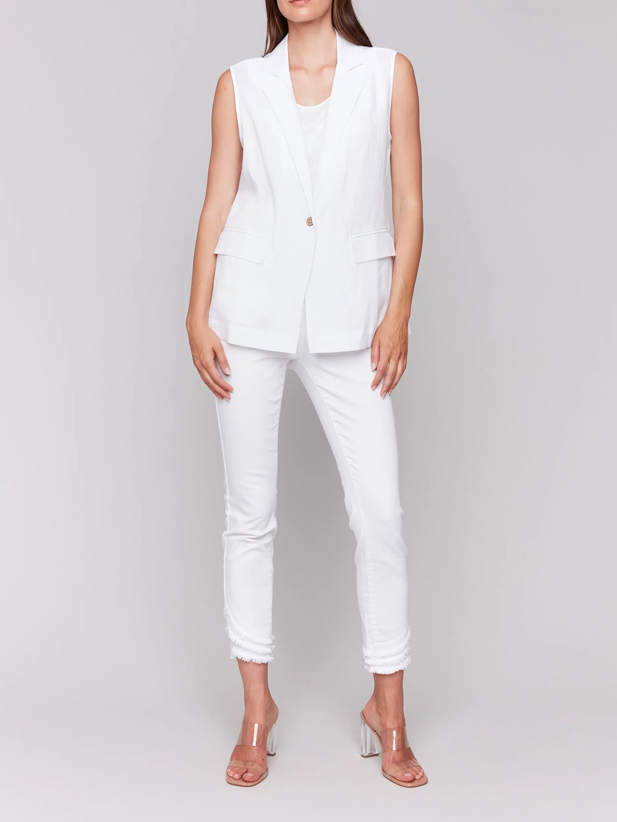 Elastic Minimalist All-match Ladies Vest
