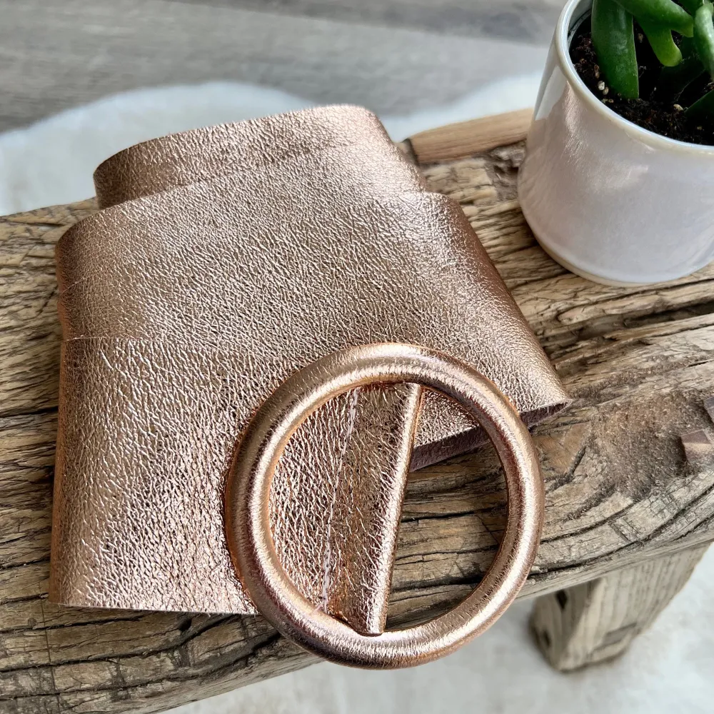Everyday Leather Circle Buckle Belt