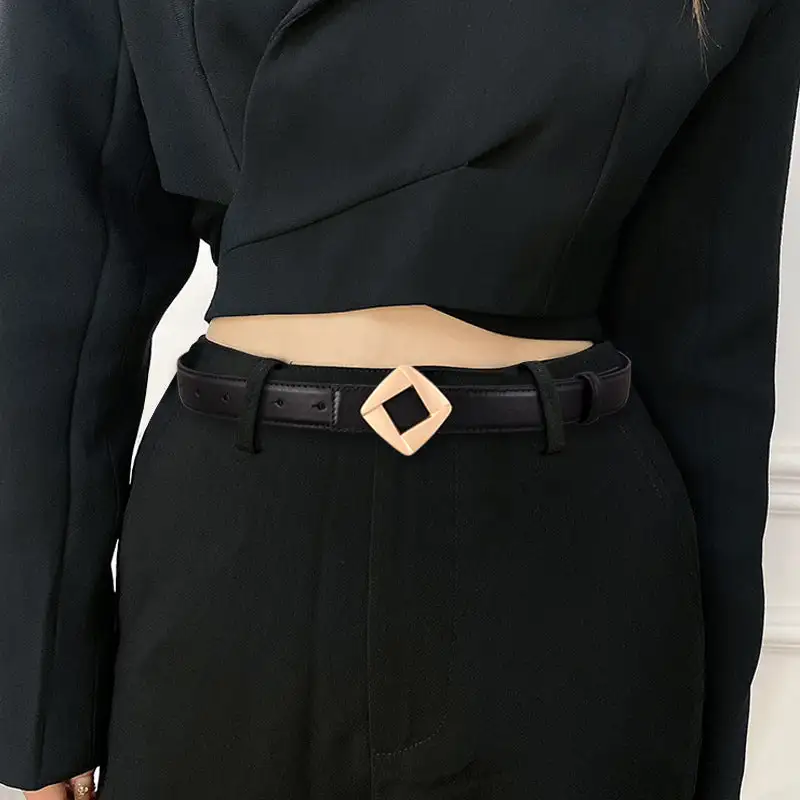 Geometric Buckle Belt