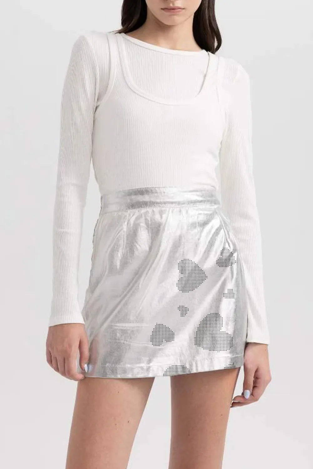 Cool A Cut Mini Skirt