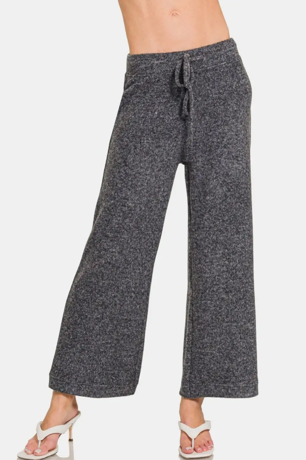 Drawstring Cropped Pants
