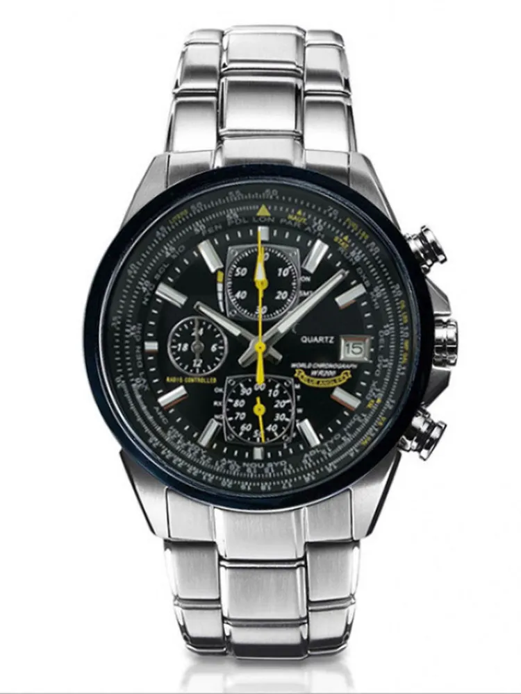 ⌚ Swiss Pilot Watch｜Authentic Swiss‑handcrafted, microscope‑calibrated movement, lifetime‑no‑replace solar movement, professional 20ATM waterproof 💧