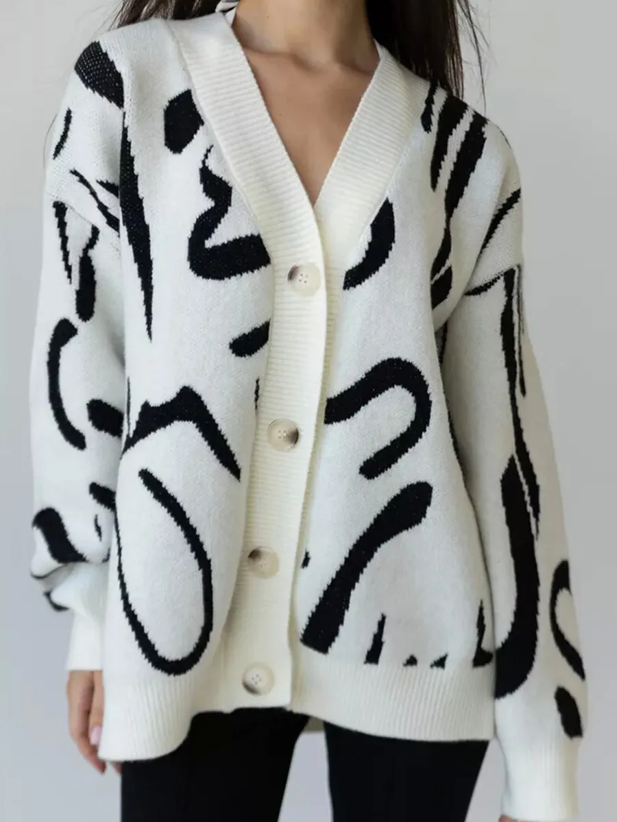 Women's Knitted Loose Cardigan