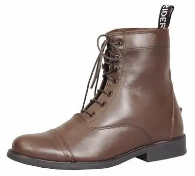 Everyday Lace-Up Leather Paddock Boots